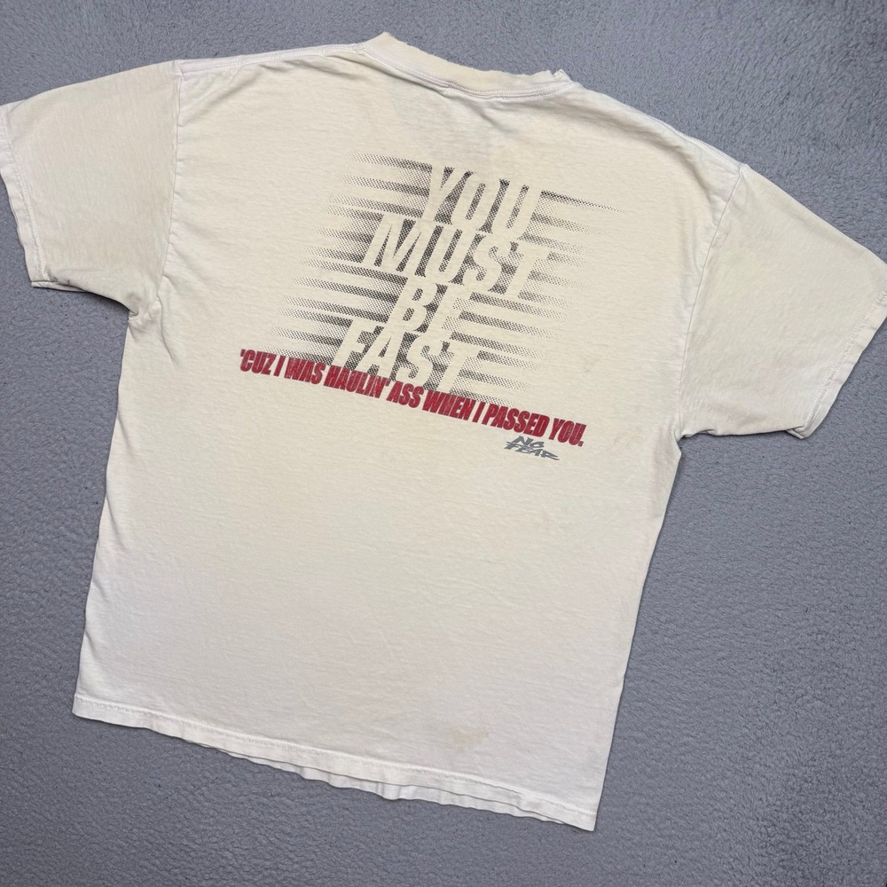 Vintage 90s No Fear Distressed T-shirt